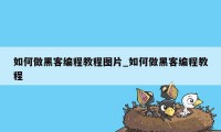 如何做黑客编程教程图片_如何做黑客编程教程