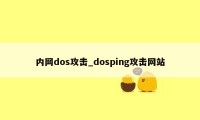 内网dos攻击_dosping攻击网站