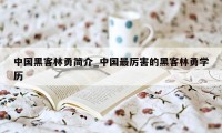 中国黑客林勇简介_中国最厉害的黑客林勇学历