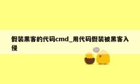 假装黑客的代码cmd_用代码假装被黑客入侵