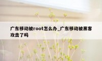 广东移动被root怎么办_广东移动被黑客攻击了吗