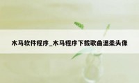 木马软件程序_木马程序下载歌曲温柔头像