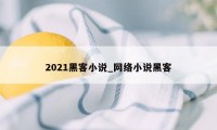 2021黑客小说_网络小说黑客